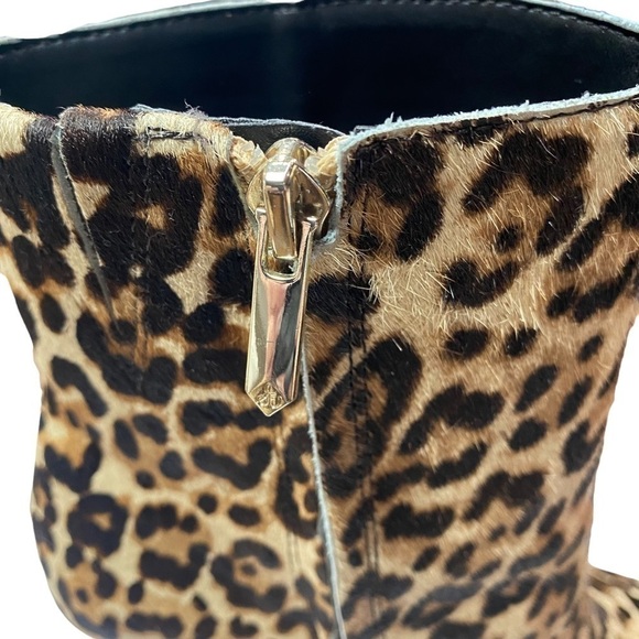 SAM Edelman Corra leopard stacked heel bootie - Picture 8 of 11